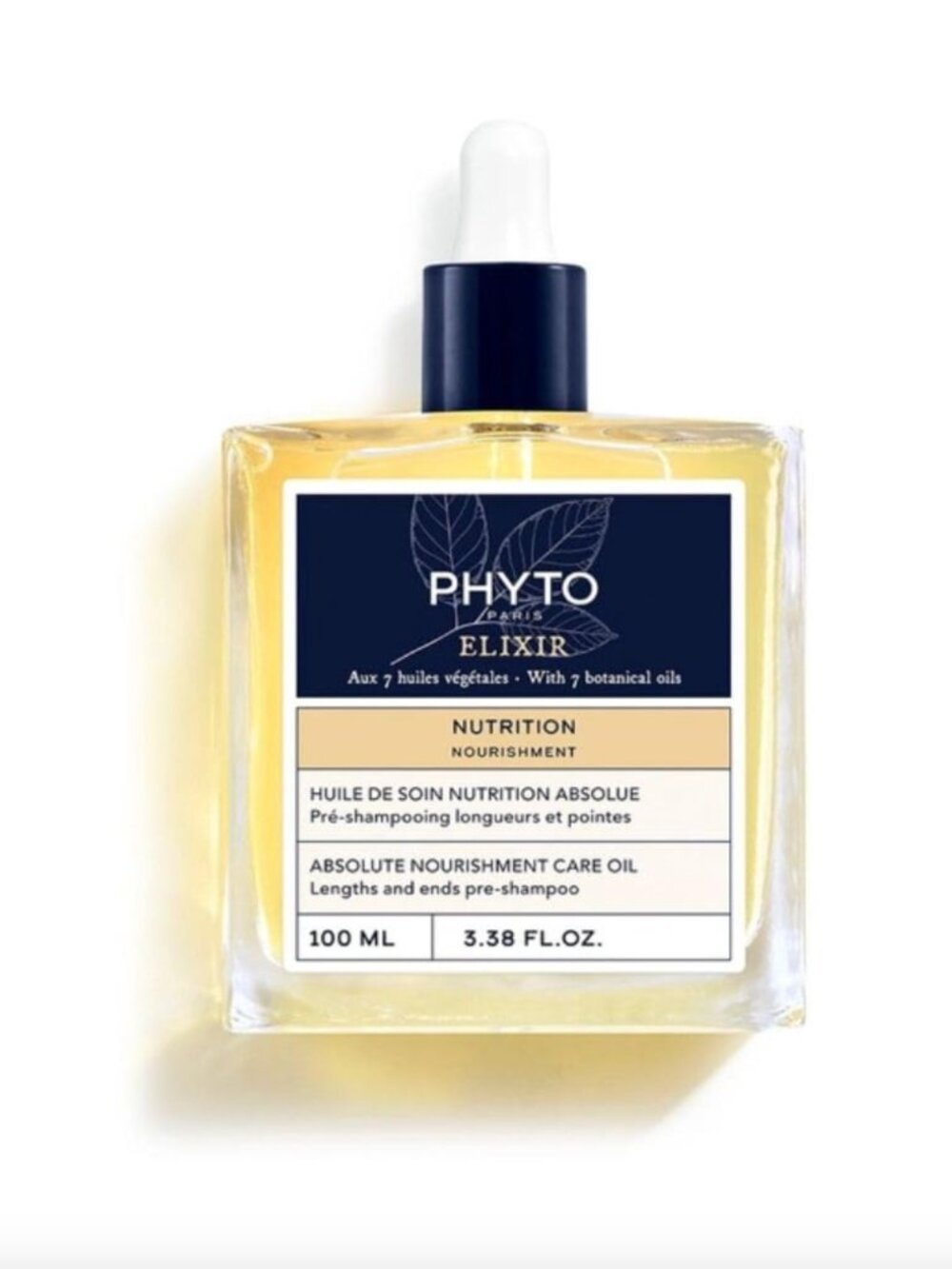 NEW PHYTO Absolute Nourishment Care Hair Oil Pre-shampoo Elixir - 3.38 fl oz